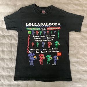 Vintage Lollapalooza 1993 shirt original! Single stitch Rage Against The Machine